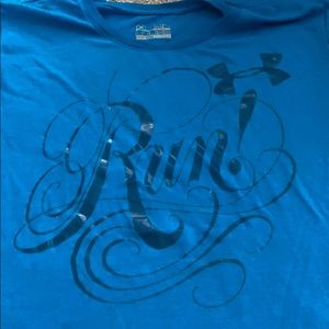 Blue Under Armour shirt